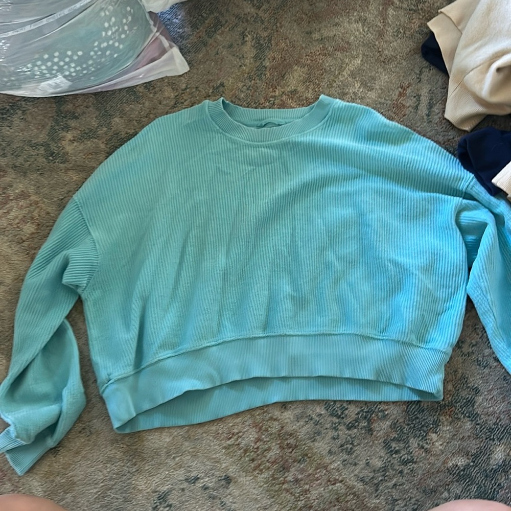 blue aerie sweater